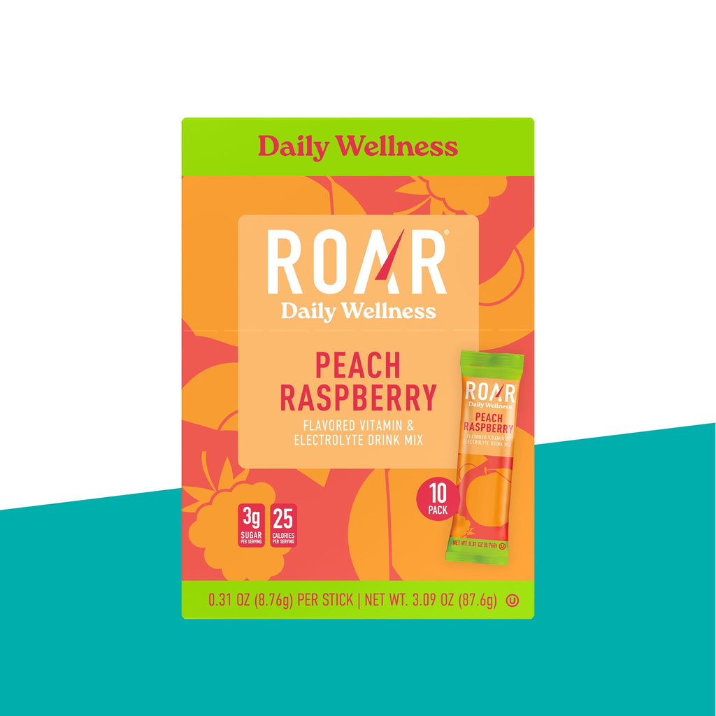 Peach Raspberry Daily Wellness Powder (10 pack)