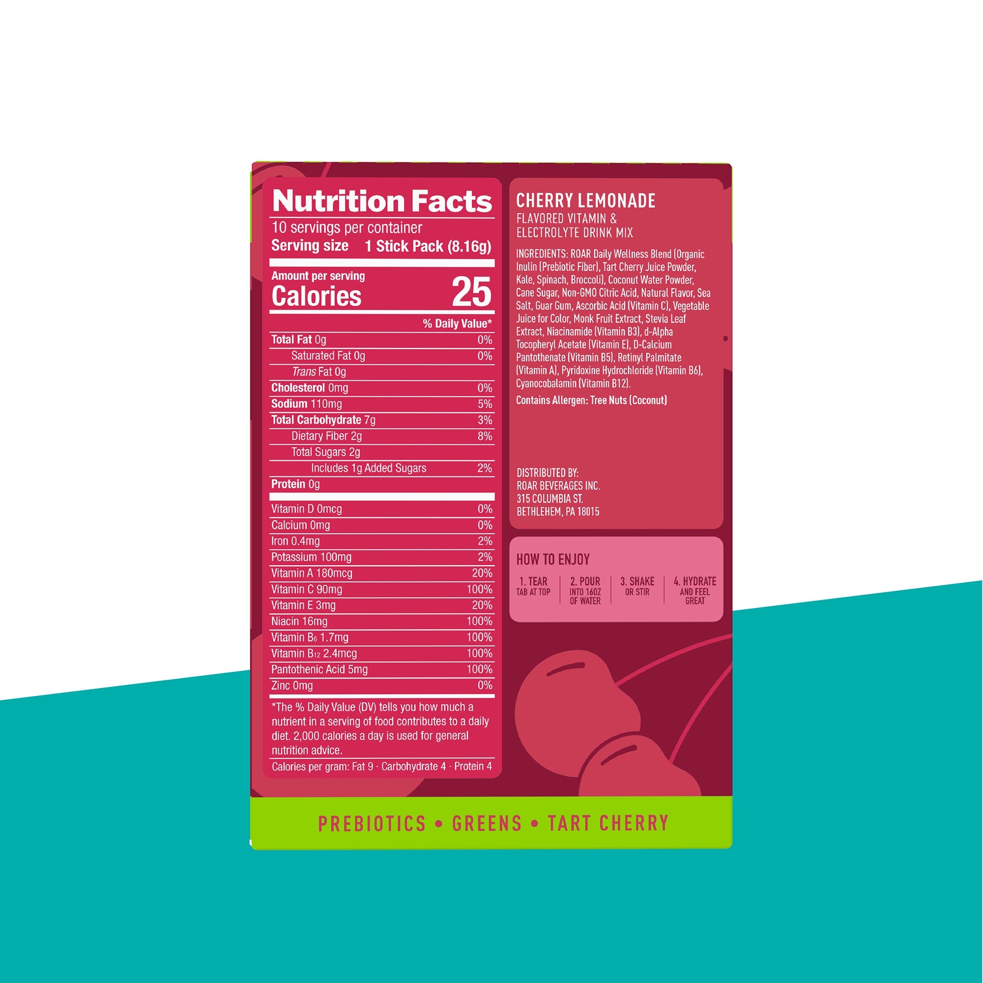 Cherry Lemonade Daily Wellness Powder (10 pack)